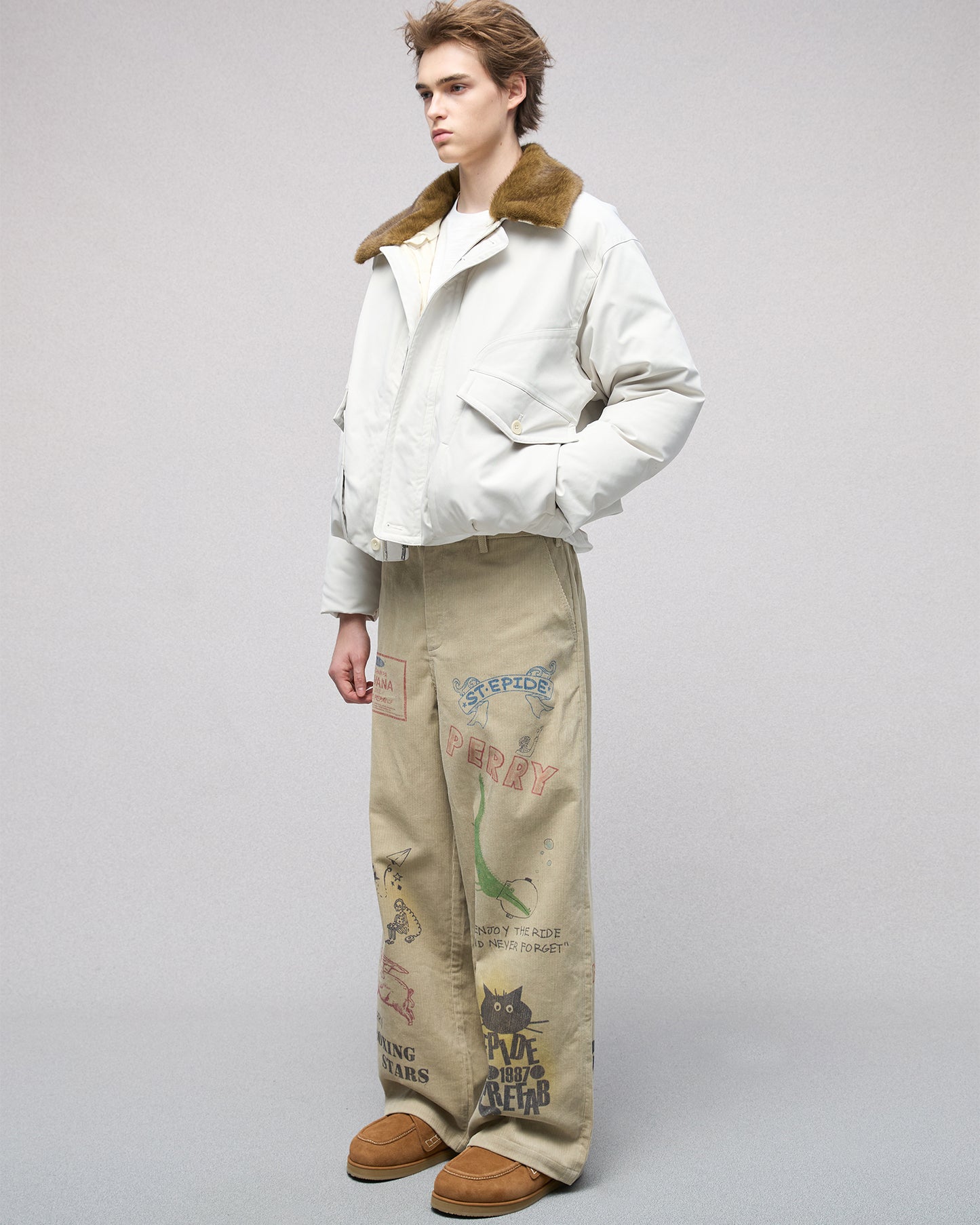 Graffiti Corduroy Chino