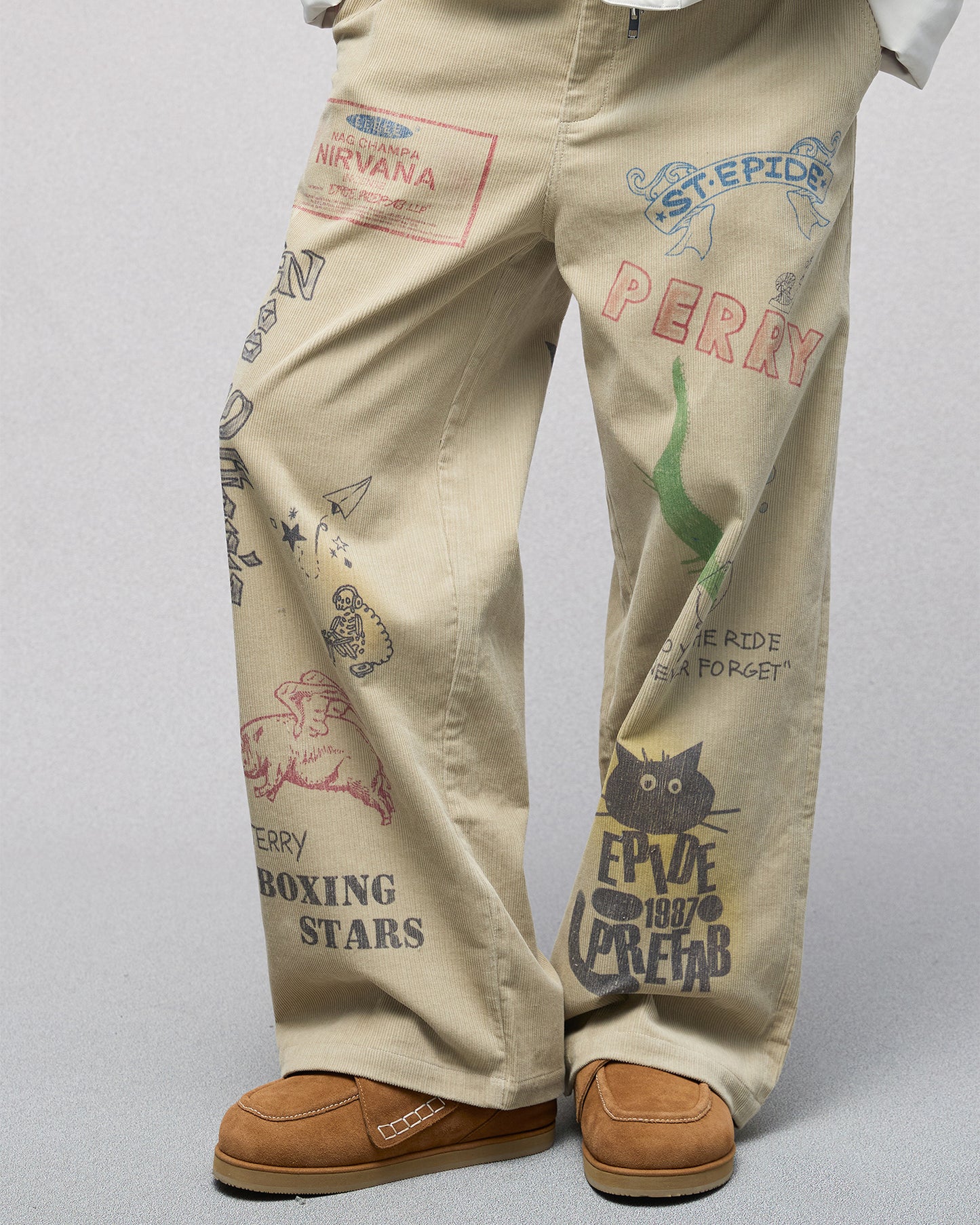 Graffiti Corduroy Chino