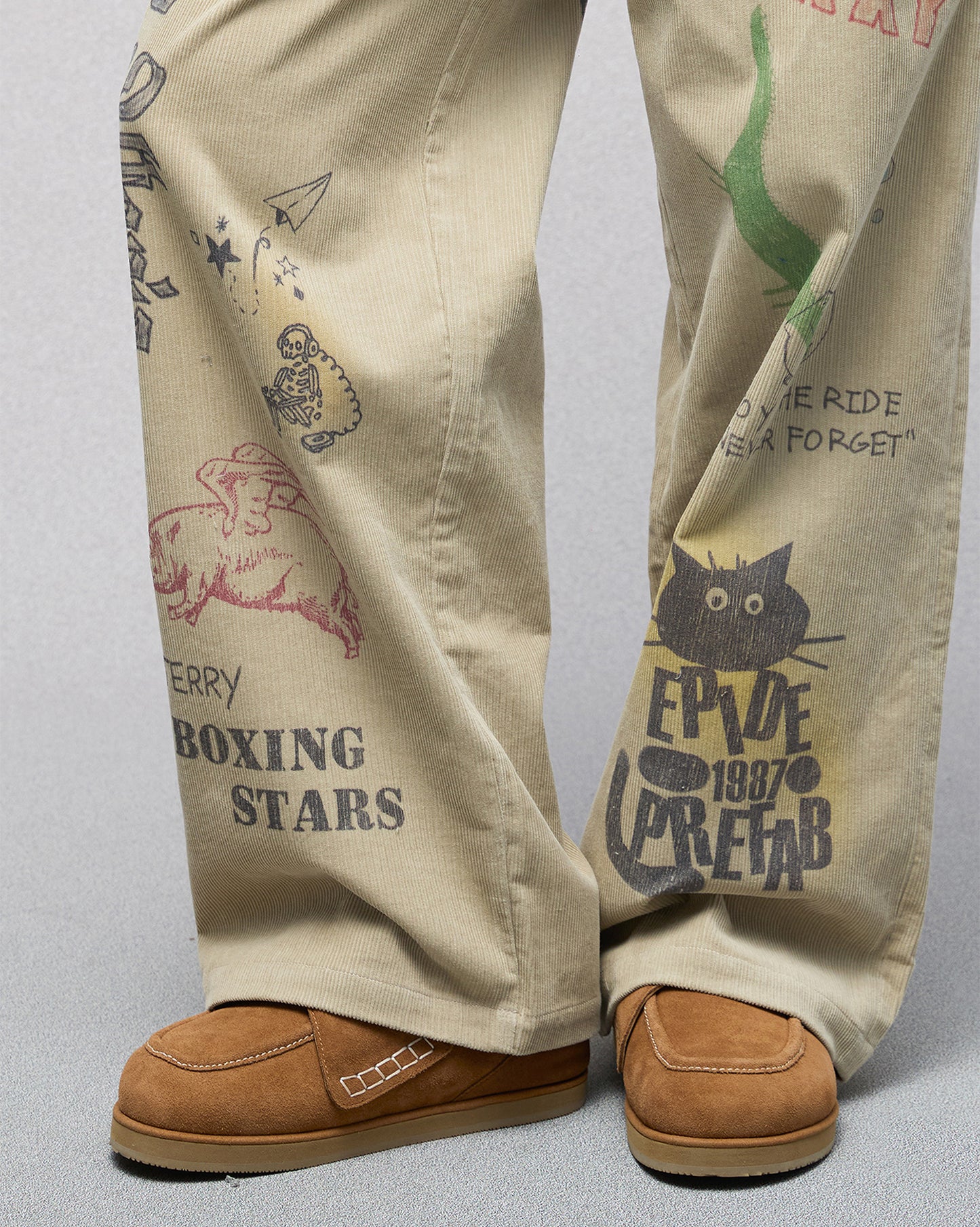 Shearling Slide Loafers