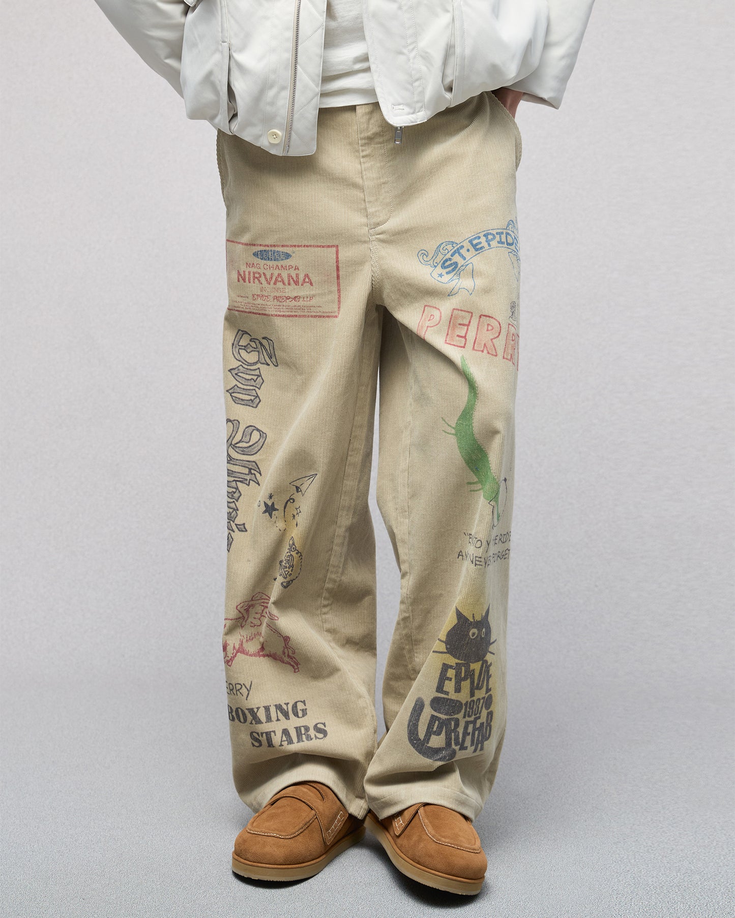 Graffiti Corduroy Chino