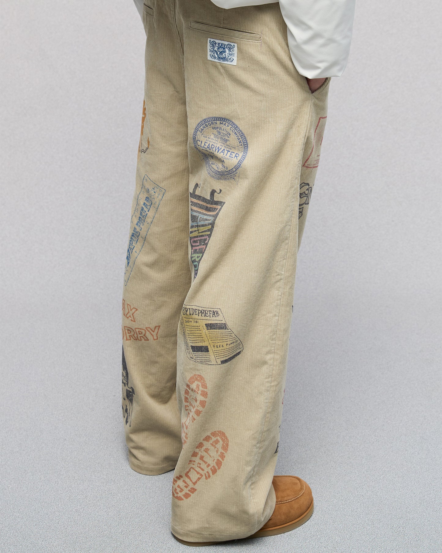 Graffiti Corduroy Chino