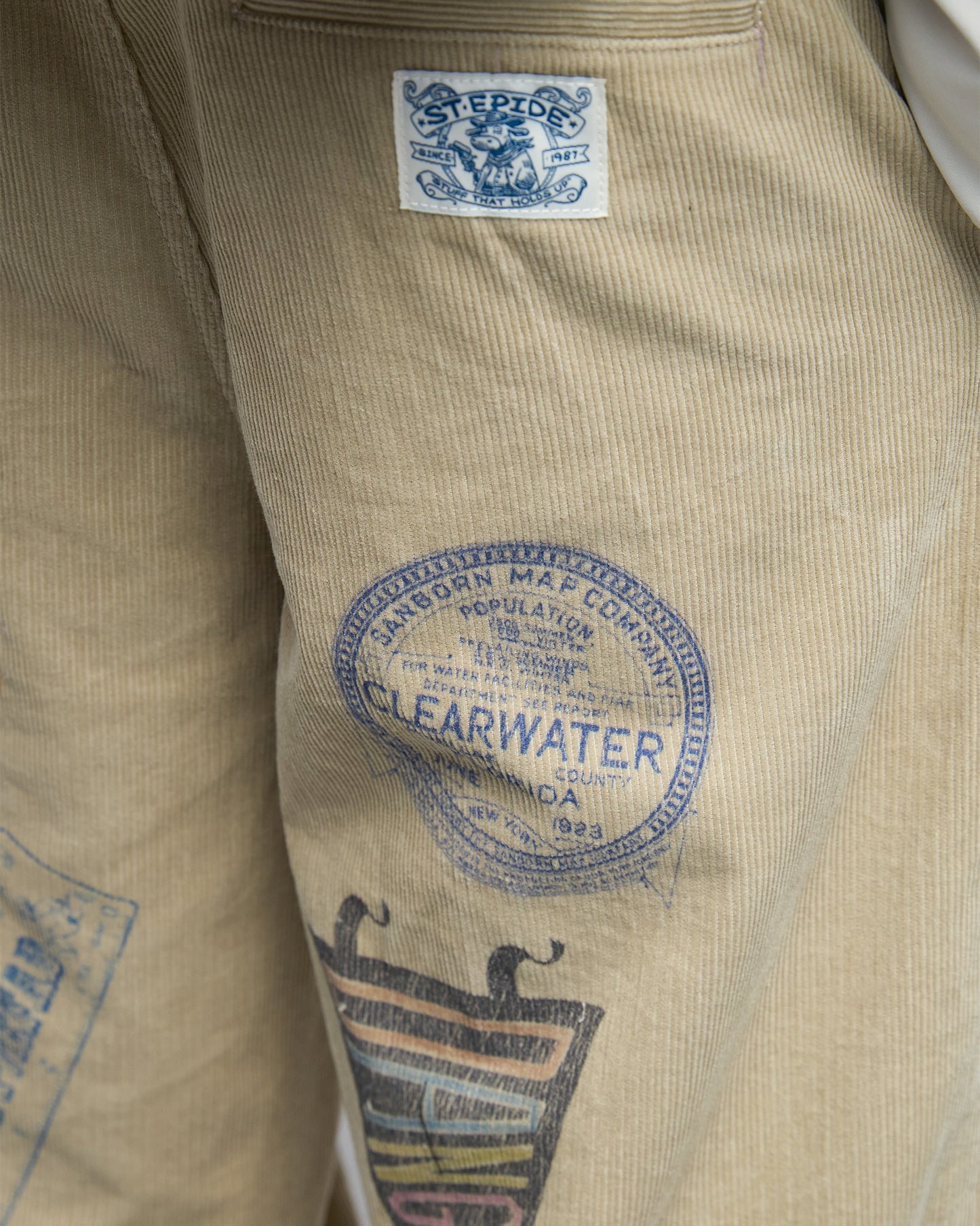 Graffiti Corduroy Chino