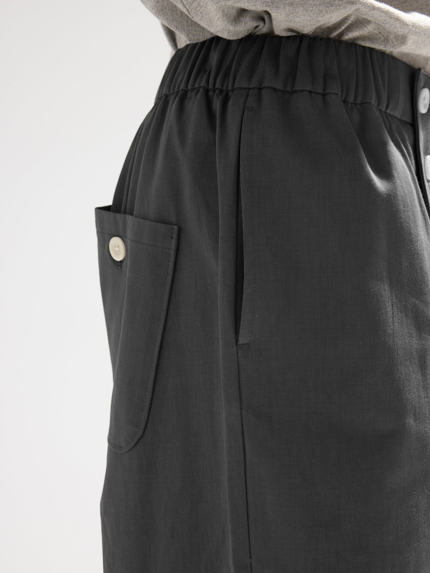 Button Up Light Cotton Pants