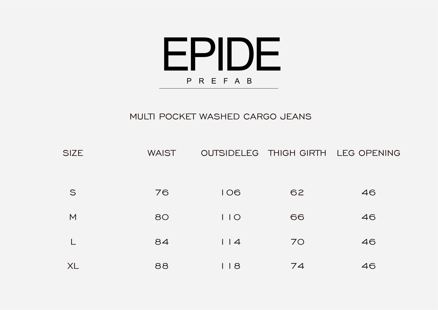 Multi Pocket Washed Cargo Jeans